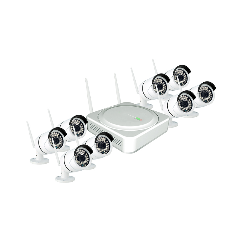 Ansjer 1080P H.264 8CH Wireless NVR Security Camera System Kits 2.0MP Outdoor/Indoor Wi-Fi IP Camera